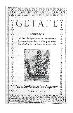 Fiestas patronales en honor a Nuestra Señora de los Ángeles 1926 Getafe